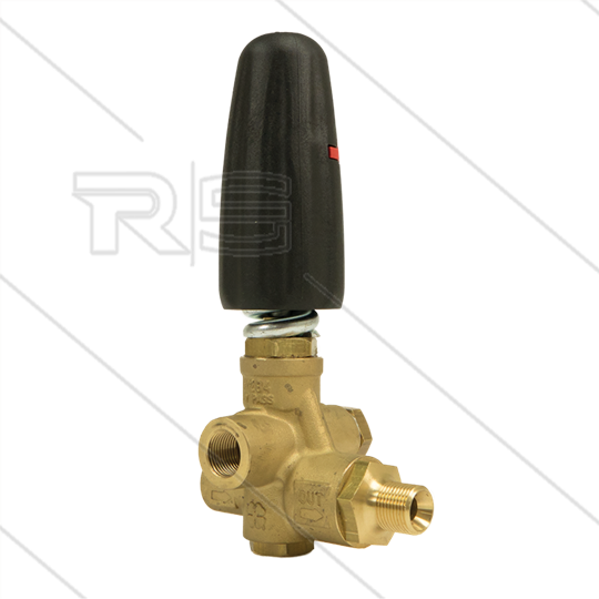 H284 - drukregelautomaat - 280 Bar - 8 tot 41 l/min - max 90°C - In: 3/8&quot; bi - Uit: 3/8&quot; bu