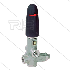 H253SS - drukregelautomaat - RVS316 - 250 Bar - 8 tot 30 l/min - max 60°C - In: 3/8&quot; bi