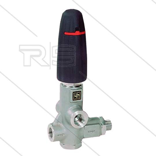 H253SS - drukregelautomaat - RVS316 - 250 Bar - 8 tot 30 l/min - max 60°C - In: 3/8&quot; bi