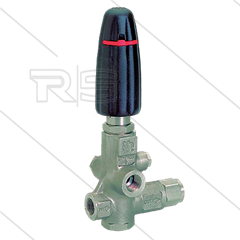 H560 - drukregelautomaat - RVS - 500 Bar - 10 tot 60 l/min - max 60°C - In: 1/2&quot; bi - Uit: 1/2&quot; bi