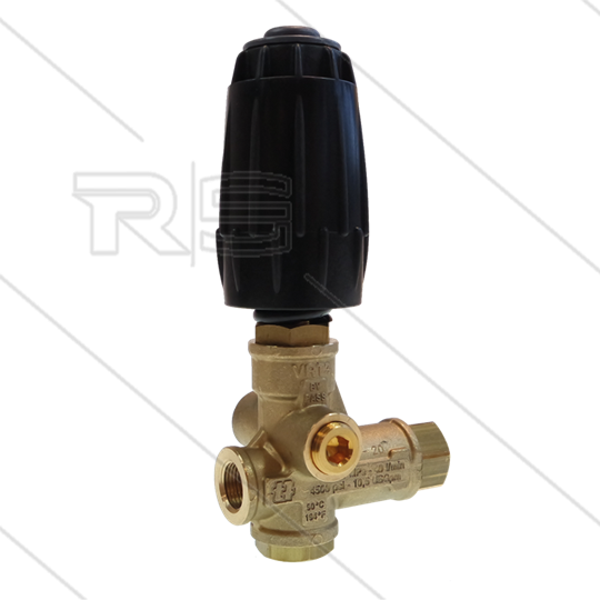 VRT3 - drukregelautomaat - Easy start - met knop - 280 Bar - 40 l/min - 90°C - In: 3/8&quot; bi