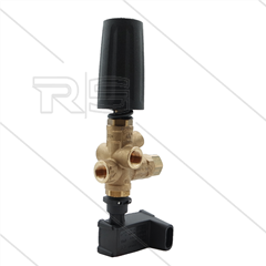 BRV31 T - drukregelautomaat met drukschakelaar - 310 Bar - 45 l/min - In/Uit: 2x 3/8" bi