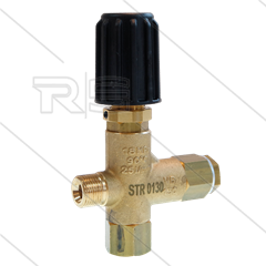 STR0130 - By-passregelaar - t.b.v. regelen by-pass restrictie - 70 Bar - 25 l/min - 3/8&quot; bi x 3/8&quot;