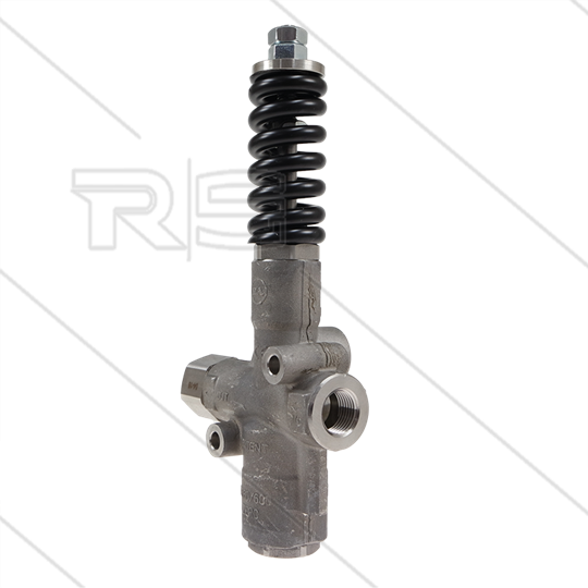 VB60/600 Zero - RVS303 - 600 Bar - 9 tot 60 l/min - max 60°C - In: 1/2&quot; bi - Uit: 1/2&quot; bi