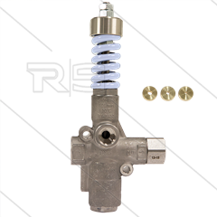 VB60/250 Zero - met restrictieplaatjes - RVS303 - 250 Bar - 9 tot 60 l/min - max 60°C - In: 1/2" bi