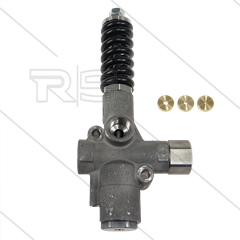 VB60/600 Zero - met restrictieplaatjes - RVS303 - 600 Bar - 9 tot 60 l/min - max 60°C - In: 1/2" bi