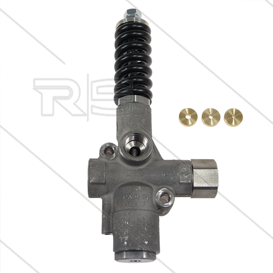 VB60/600 Zero - met restrictieplaatjes - RVS303 - 600 Bar - 9 tot 60 l/min - max 60°C - In: 1/2" bi