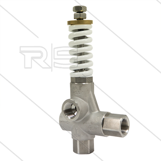 VB80/150 - drukregelautomaat - RVS316 - 150 Bar - 80 l/min - max 60°C - In: 1/2&quot; bi - Uit: 1/2&quot; bi