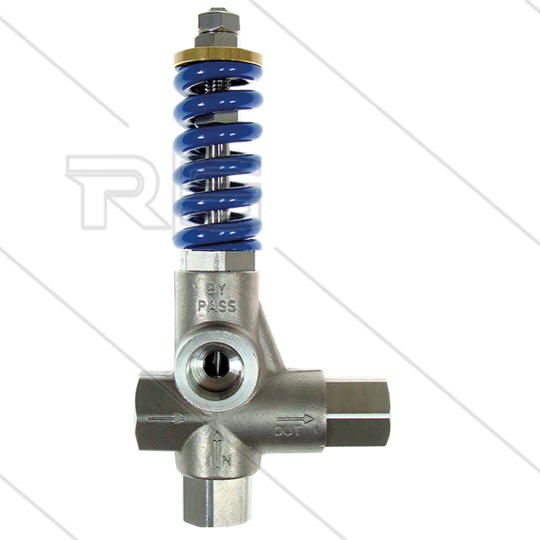 VB80/280 - drukregelautomaat - RVS316 - Viton - 280 Bar - 80 l/min - max 60°C - In: 1/2&quot; bi