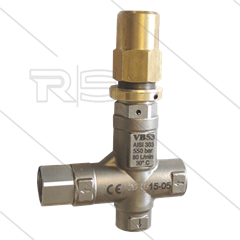 VB53 - drukregelautomaat - RVS303 - 500 Bar - 80 l/min - max 60°C - In: 1/2&quot; bi - Uit: 1/2&quot; bi