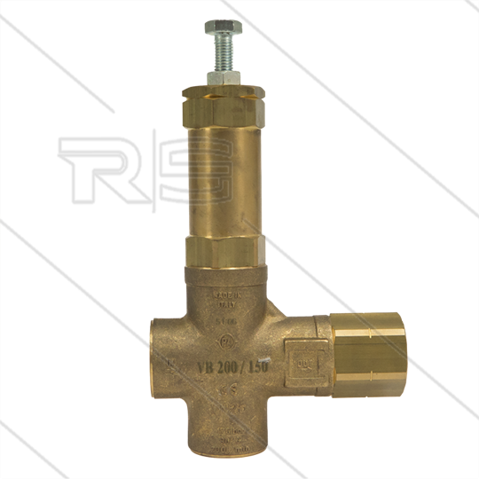 VB200/150 - 150 Bar - 200 l/min - max 60°C - In: 1&quot; bi - Uit: 1&quot; bi - Bypass: 1&quot; bi - NPT draad