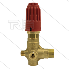 VB350 - drukregelautomaat - met knop - 350 Bar - 40 l/min - 60°C - In: 3/8" bu - Uit: 3/8" bi