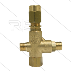 VB130 - drukregelautomaat - 10 tot 70 Bar - 25 l/min - 60°C - In: 3/8" bu - Uit: 3/8" bu