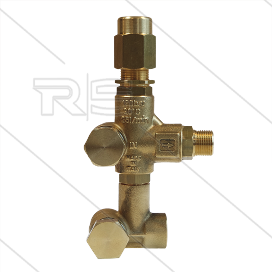 VB135 drukregelautomaat voor Speck NP10 - 160 Bar - 25 l/min - max 90°C - In: 3/8" - Uit: 3/8"