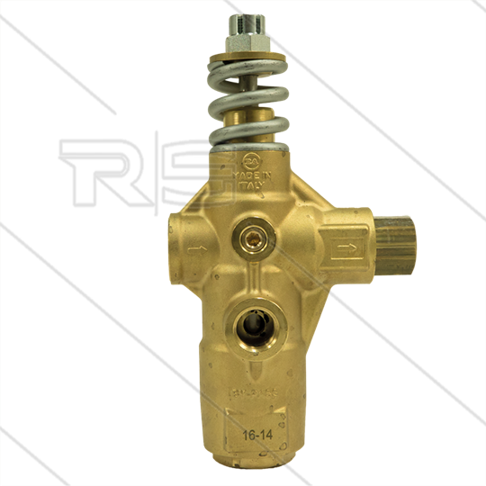 VB16 - drukregelautomaat - 500 Bar - 80 l/min - 60°C - In: 1/2&quot; bi - Uit: 1/2&quot; bi - Bypass: 1/2&quot; bi