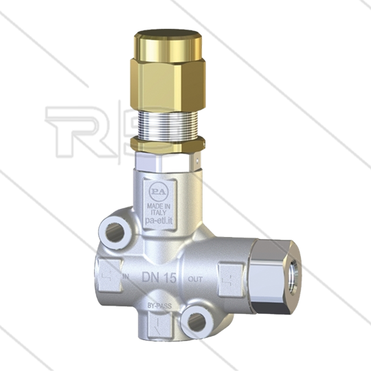 VB83 - drukregelautomaat - RVS303 - 800 Bar - 60 l/min - max 90°C - In: 1/2&quot; bi - Uit: 1/2&quot; bi