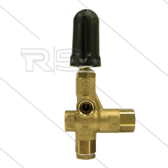 VB85/160-RV - met knop - 160 Bar - 80 l/min - max 90°C - In: 1/2" bi - Uit: 1/2" bi - Bypass: 1/2" b