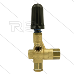 VB85/280-RV - met knop - 280 Bar - 80 l/min - max 90°C - In: 1/2" bi - Uit: 1/2" bi - Bypass: 1/2"bi