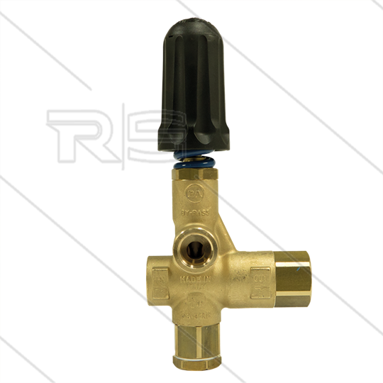 VB85/280-RV - met knop - 280 Bar - 80 l/min - max 90°C - In: 1/2" bi - Uit: 1/2" bi - Bypass: 1/2"bi