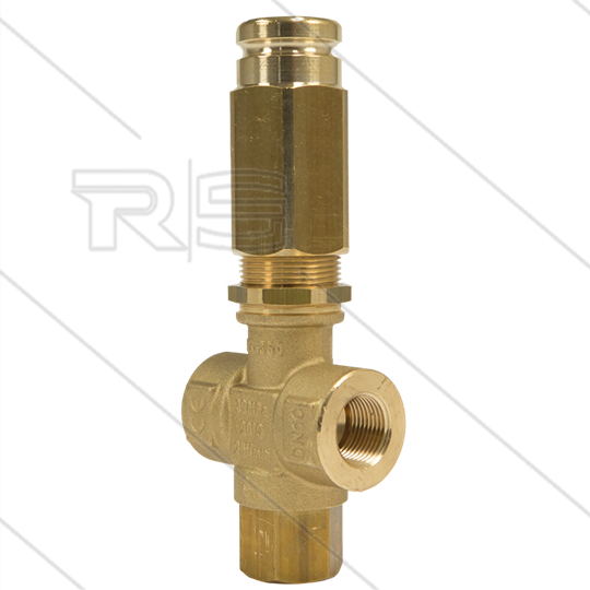 VS350 - veiligheidsventiel  - 350 Bar - 25 l/min - 60°C - In: 2 x 3/8&quot; bi - Bypass: 3/8&quot; bi
