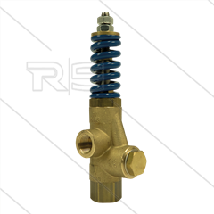 VRP200 - veiligheids-/drukregelventiel - 220 Bar - 30 l/min - 60°C - In: 2 x 3/8&quot;bi - Bypass: 3/8&quot;bi
