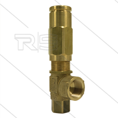 VS200/200 - veiligheidsventiel - 200 Bar - 200 l/min - 60°C - In: 3/4&quot; bi - Bypass:1/2&quot; bi - BSP