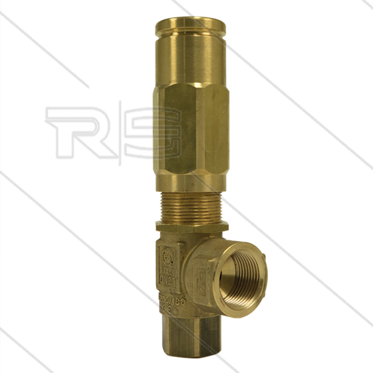 VS200/200 - veiligheidsventiel - 200 Bar - 200 l/min - 60°C - In: 3/4&quot; bi - Bypass:1/2&quot; bi - BSP