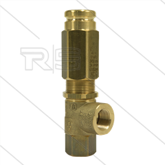 VS170 - veiligheidsventiel - 150 Bar - 24 l/min - 60°C - In: 3/8&quot; bi - Bypass: 3/8&quot; bi