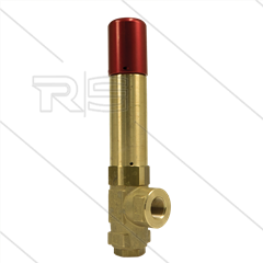 VS500 veiligheidsventiel - 500 Bar - 80 l/min - 60°C - In: 1/2&quot; bi - Bypass: 3/8&quot; bi
