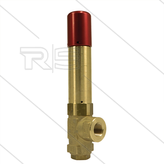 VS500 veiligheidsventiel - 500 Bar - 80 l/min - 60°C - In: 1/2&quot; bi - Bypass: 3/8&quot; bi