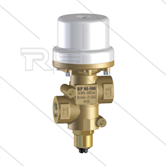 RP80/500 - pneumatische afsluiter - 500 Bar - 80 l/min - max 90°C - 2 x 1/2" bi