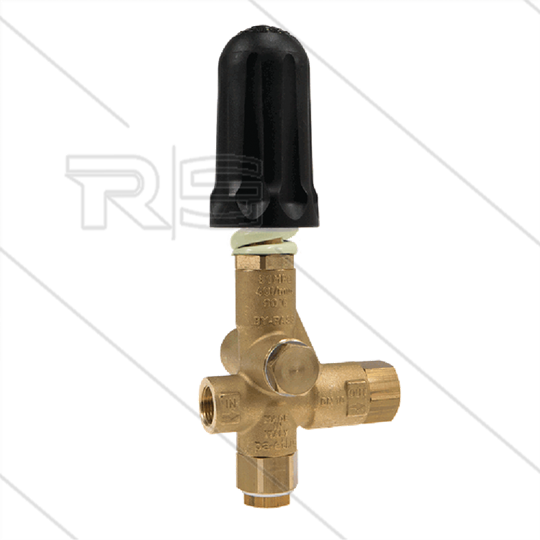 Pulsar RV - drukregelautomaat - met knop - 160 Bar - 40 l/min - 60°C - In: 3/8&quot; bi - Uit: 3/8&quot; bi