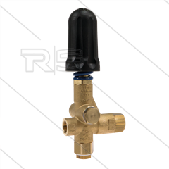 Pulsar RV - drukregelautomaat - met knop - 280 Bar - 40 l/min - 60°C - In: 3/8&quot; bi - Uit: 3/8&quot; bi