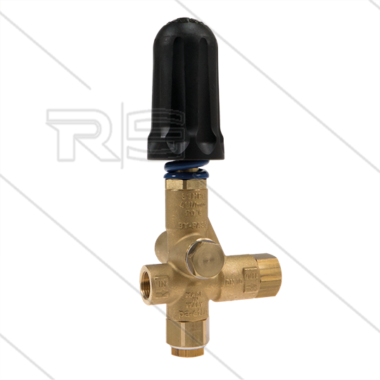 Pulsar RV - drukregelautomaat - met knop - 280 Bar - 40 l/min - 60°C - In: 3/8&quot; bi - Uit: 3/8&quot; bi