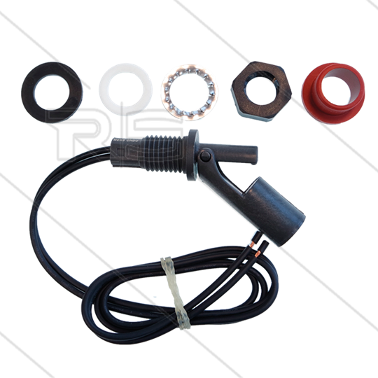 Niveauschakelaar - LS803 - kabellengte 0,5m - Ø14mm - incl. rode afdichting