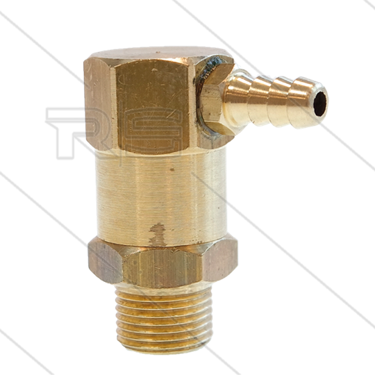 ES1 - aanloopventiel - max 280 Bar - 30 l/min - max 80°C - 3/8&quot; bu - 1/4&quot; (8mm) slangtule