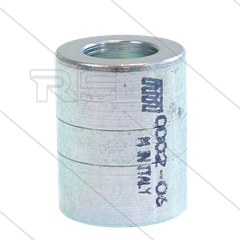 Pershuls - staal - 3/8&quot; DN10 - 2SN - 2ST (schillen)