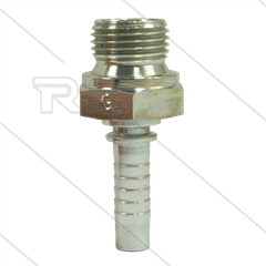 Persnippel - staal - 3/8&quot; - 1/2&quot; buitendraad - SW27