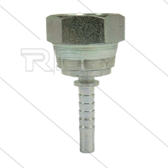 Persnippel - staal - 1/4&quot; - 1/4&quot; wartel - SW19