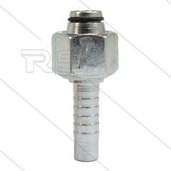 Persnippel - staal - 3/8&quot; - M22x1,5 (15L) DKOL - met O-ring - SW27
