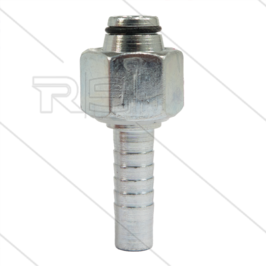 Persnippel - staal - 3/8&quot; - M22x1,5 (15L) DKOL - met O-ring - SW27