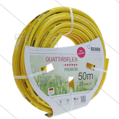 Quattroflex - lagedrukslang - 25mm (1") - rol à 50m - Temp: -20° tot 60°C - 10 Bar 