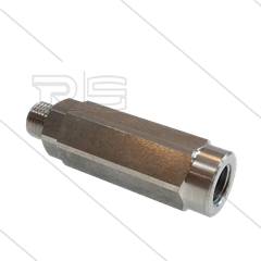 Filter hogedruk - RVS303 - 600 Bar - 50 mesh - 400 µm - 1/4&quot; bi x 1/4&quot; bu