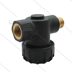 F5 - kunststof strainer - 300 mµ - 10 Bar - 30 l/min - max 40°C - 1/2" bi x 1/2" bu