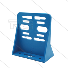 Bevestigingssteun enkel - t.b.v. 1 Filterpatroon - kunststof - blauw