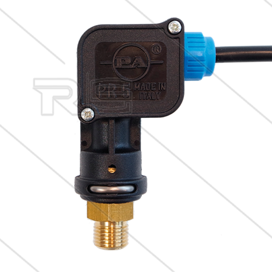 PR5 - Drukschakelaar - micro - 1/4&quot; bu - inschakeldruk 15 Bar - max 250 Bar - (blauwe markering)