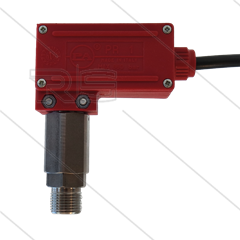 PR1 - Drukschakelaar - RVS - 3/8&quot; bu - inschakeldruk 25 Bar - max 600 Bar - (rode markering)