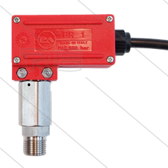 PR1 - Drukschakelaar - RVS - 3/8&quot; bu - inschakeldruk 45 Bar - max 600 Bar - (zwarte markering)