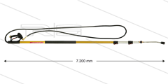 Telescooplans RP2 - 7,2 mtr - 250 Bar - 2,74 tot 7,32 meter - 3/8&quot; bi x 1/4&quot; bi nozzlehouder