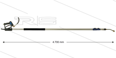 Telescooplans TL28 - 4,7 mtr - 250 Bar - 2,0 tot 4,7 meter - Aluminium - 3/8&quot; bi x 1/4&quot; bi
